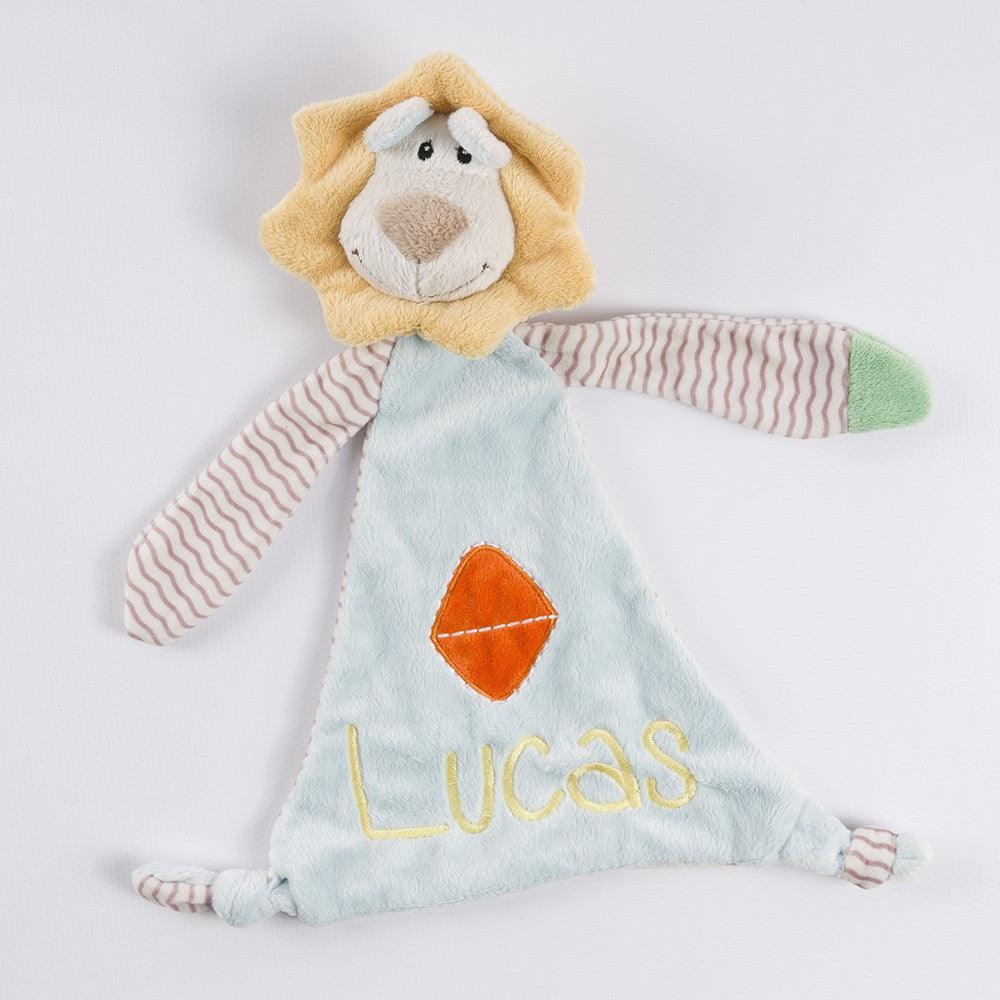 Dou Dou Personalizado Bebé Peluche Leon Rombo - Nanetes #